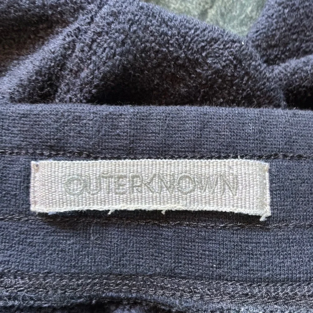 Outerknown Terry Joggers Navy Blue Organic Cotton Sweatpants Mens M Lounge Surf